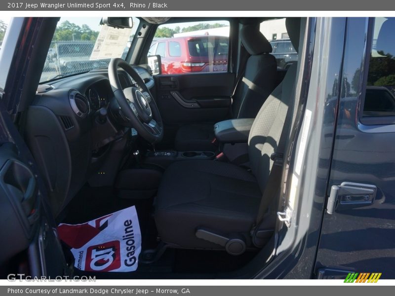 Rhino / Black 2017 Jeep Wrangler Unlimited Sport 4x4