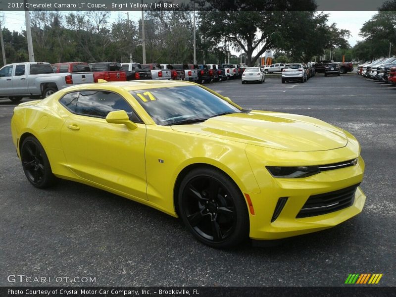 Bright Yellow / Jet Black 2017 Chevrolet Camaro LT Coupe