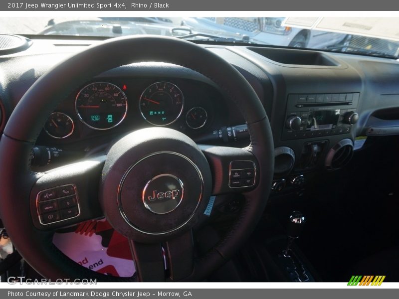 Rhino / Black 2017 Jeep Wrangler Unlimited Sport 4x4