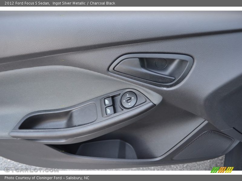 Ingot Silver Metallic / Charcoal Black 2012 Ford Focus S Sedan