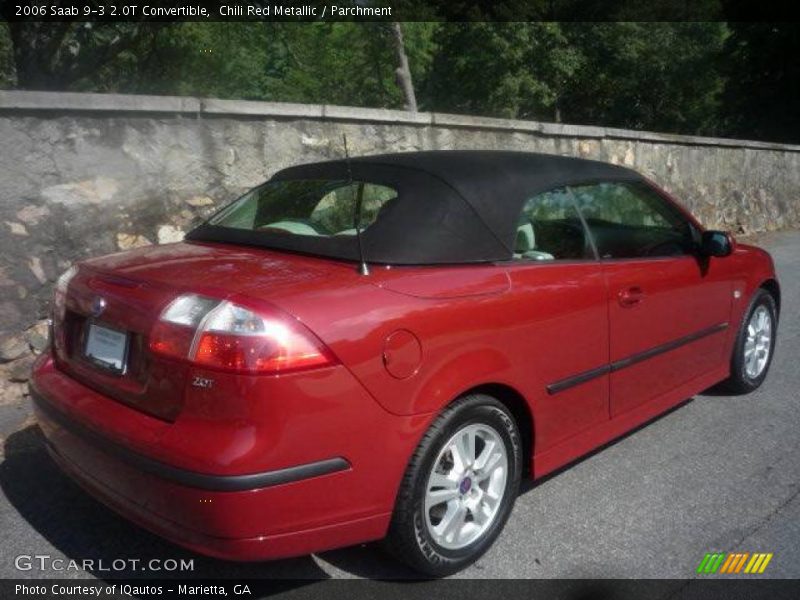 Chili Red Metallic / Parchment 2006 Saab 9-3 2.0T Convertible