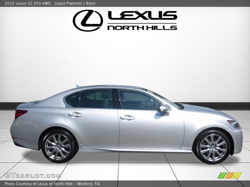 Liquid Platinum / Black 2013 Lexus GS 350 AWD