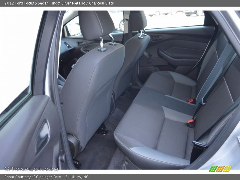Ingot Silver Metallic / Charcoal Black 2012 Ford Focus S Sedan