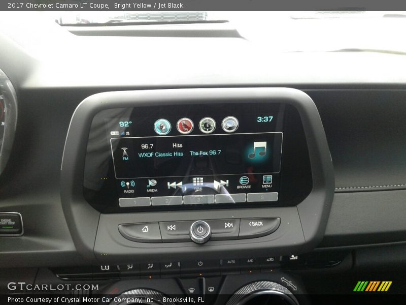 Bright Yellow / Jet Black 2017 Chevrolet Camaro LT Coupe