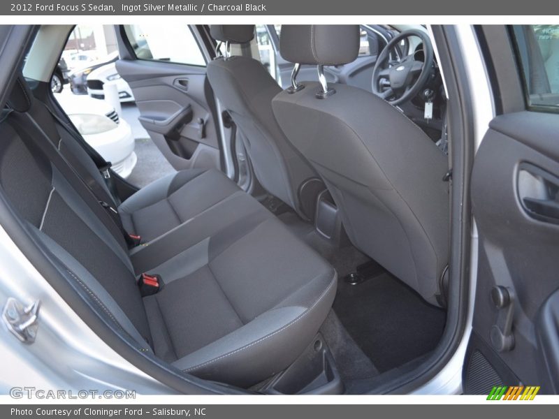 Ingot Silver Metallic / Charcoal Black 2012 Ford Focus S Sedan