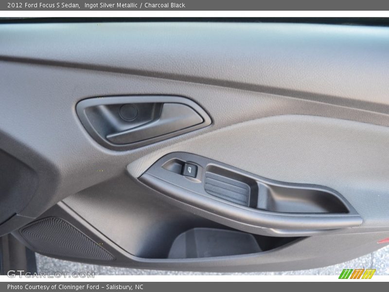 Ingot Silver Metallic / Charcoal Black 2012 Ford Focus S Sedan
