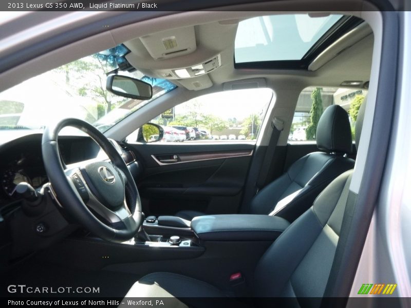 Liquid Platinum / Black 2013 Lexus GS 350 AWD