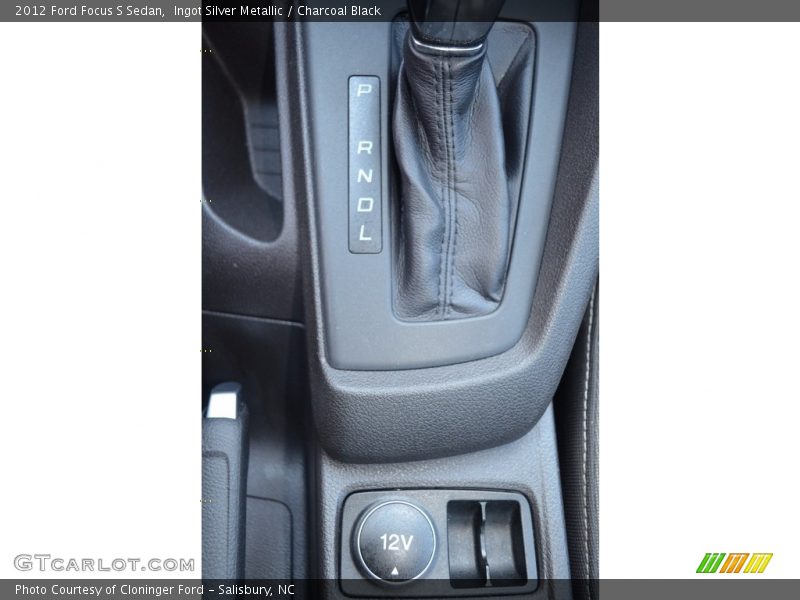 Ingot Silver Metallic / Charcoal Black 2012 Ford Focus S Sedan