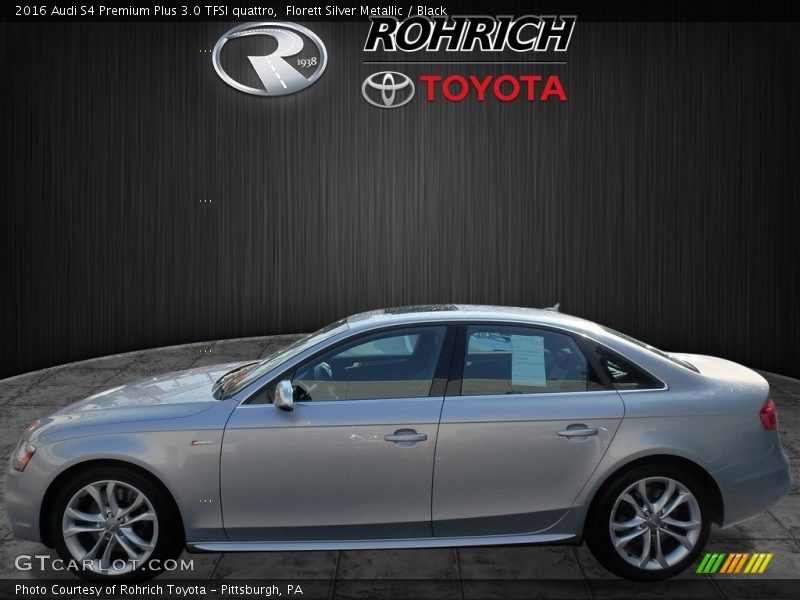 Florett Silver Metallic / Black 2016 Audi S4 Premium Plus 3.0 TFSI quattro