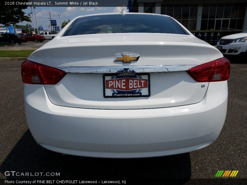 Summit White / Jet Black 2018 Chevrolet Impala LT