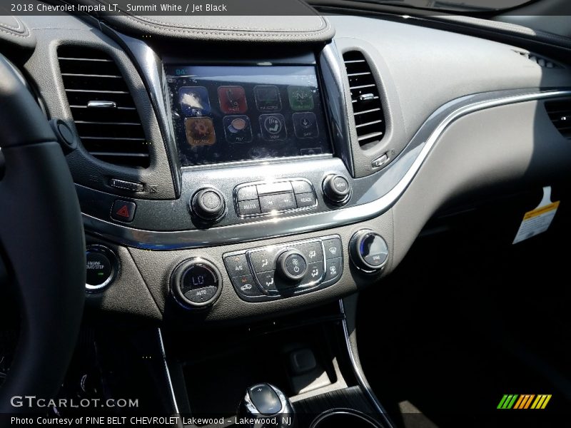 Summit White / Jet Black 2018 Chevrolet Impala LT