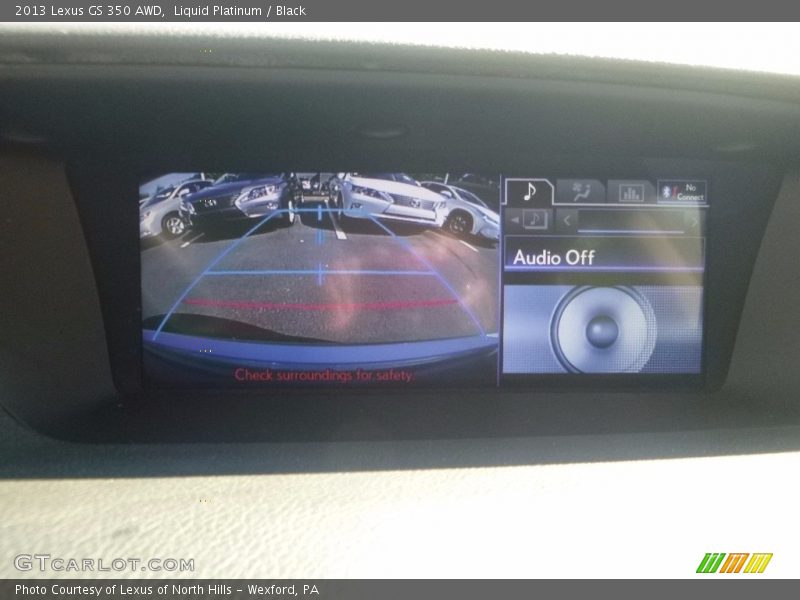 Liquid Platinum / Black 2013 Lexus GS 350 AWD
