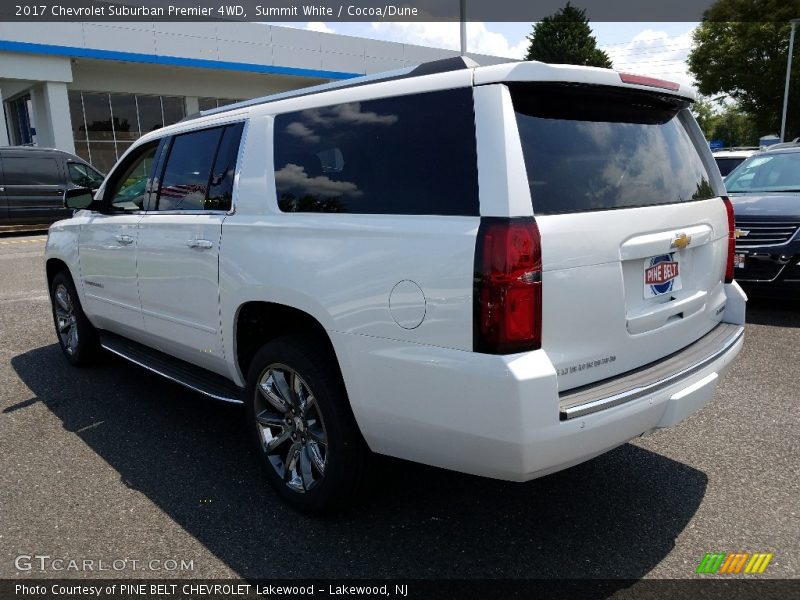 Summit White / Cocoa/Dune 2017 Chevrolet Suburban Premier 4WD