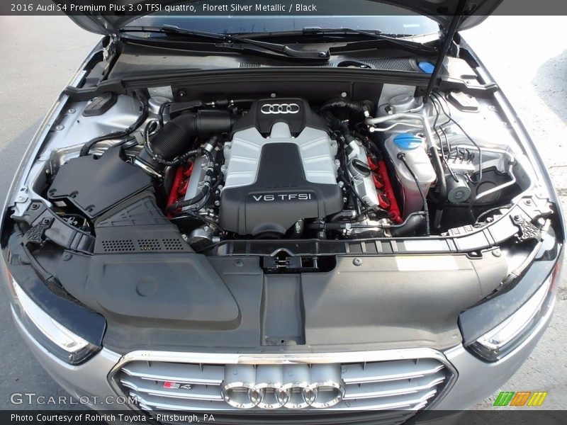Florett Silver Metallic / Black 2016 Audi S4 Premium Plus 3.0 TFSI quattro