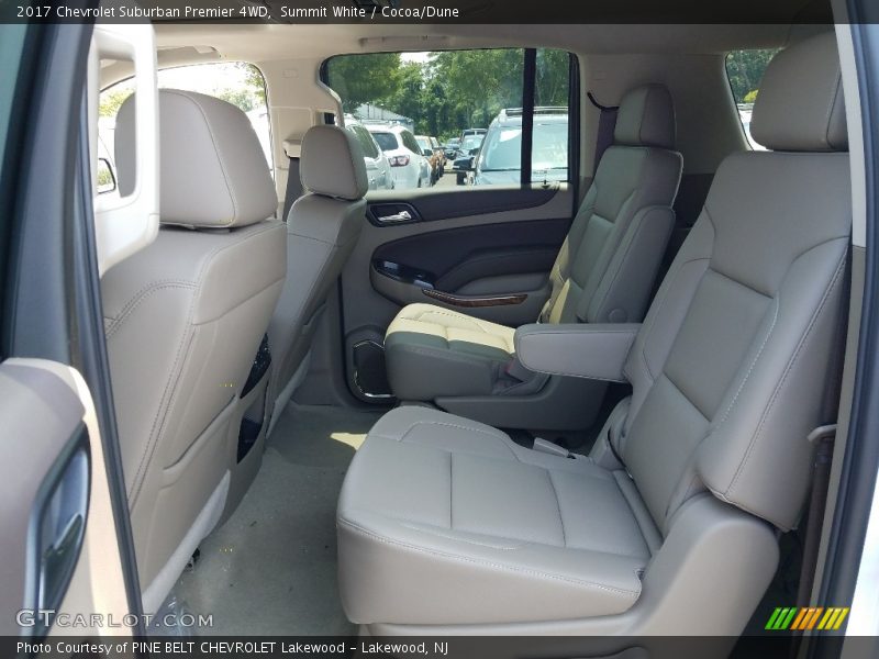 Summit White / Cocoa/Dune 2017 Chevrolet Suburban Premier 4WD