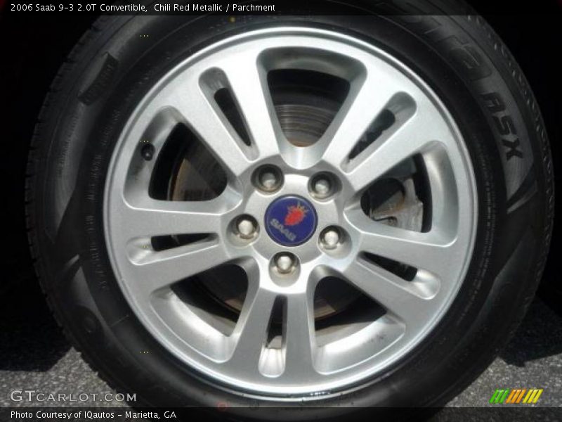 Chili Red Metallic / Parchment 2006 Saab 9-3 2.0T Convertible