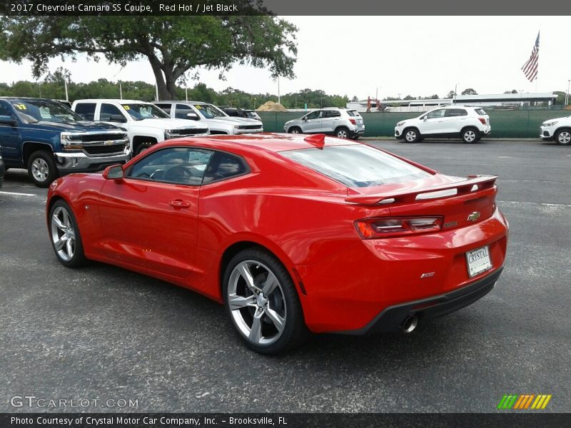 Red Hot / Jet Black 2017 Chevrolet Camaro SS Coupe