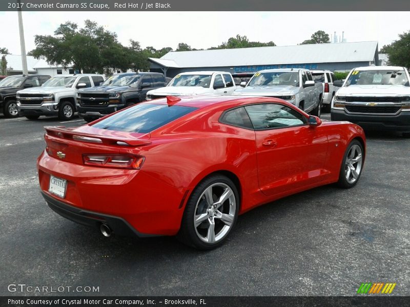 Red Hot / Jet Black 2017 Chevrolet Camaro SS Coupe