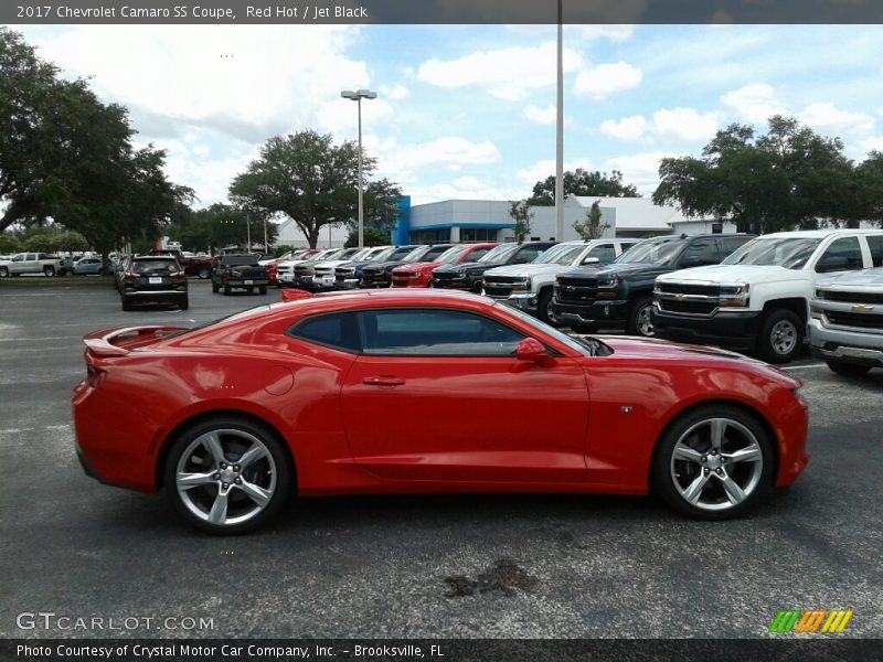 Red Hot / Jet Black 2017 Chevrolet Camaro SS Coupe
