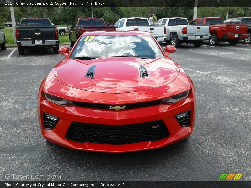 Red Hot / Jet Black 2017 Chevrolet Camaro SS Coupe