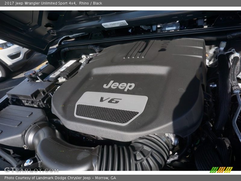 Rhino / Black 2017 Jeep Wrangler Unlimited Sport 4x4