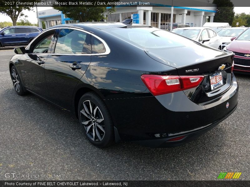 Mosaic Black Metallic / Dark Atmosphere/Loft Brown 2017 Chevrolet Malibu LT