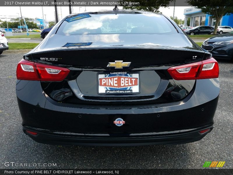 Mosaic Black Metallic / Dark Atmosphere/Loft Brown 2017 Chevrolet Malibu LT