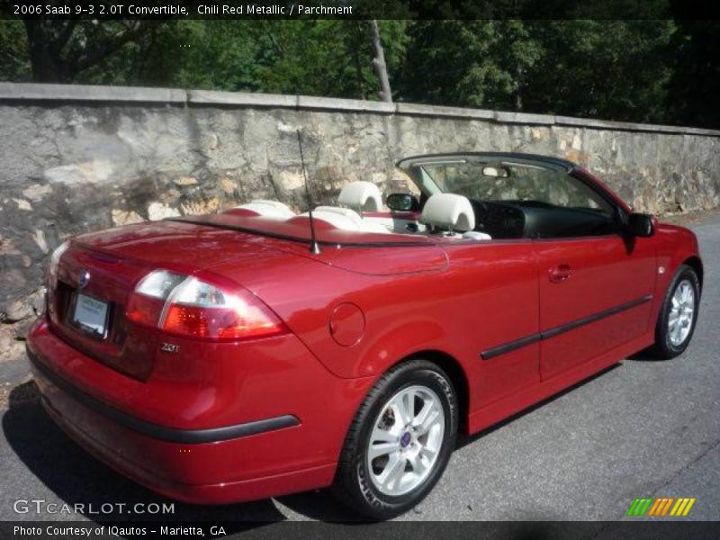Chili Red Metallic / Parchment 2006 Saab 9-3 2.0T Convertible