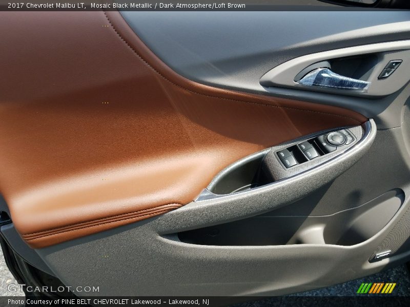 Mosaic Black Metallic / Dark Atmosphere/Loft Brown 2017 Chevrolet Malibu LT