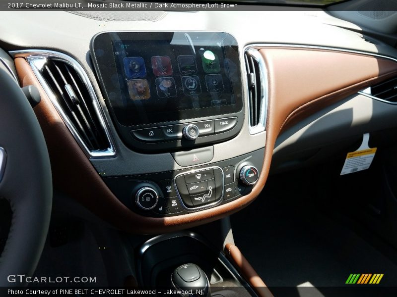 Mosaic Black Metallic / Dark Atmosphere/Loft Brown 2017 Chevrolet Malibu LT