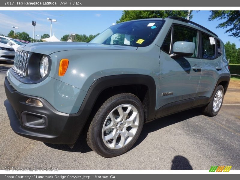 Anvil / Black 2017 Jeep Renegade Latitude