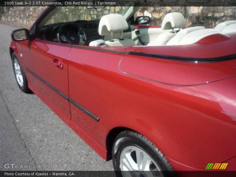 Chili Red Metallic / Parchment 2006 Saab 9-3 2.0T Convertible