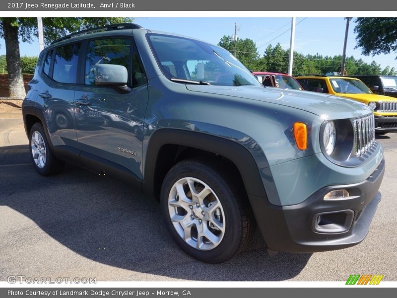 Anvil / Black 2017 Jeep Renegade Latitude