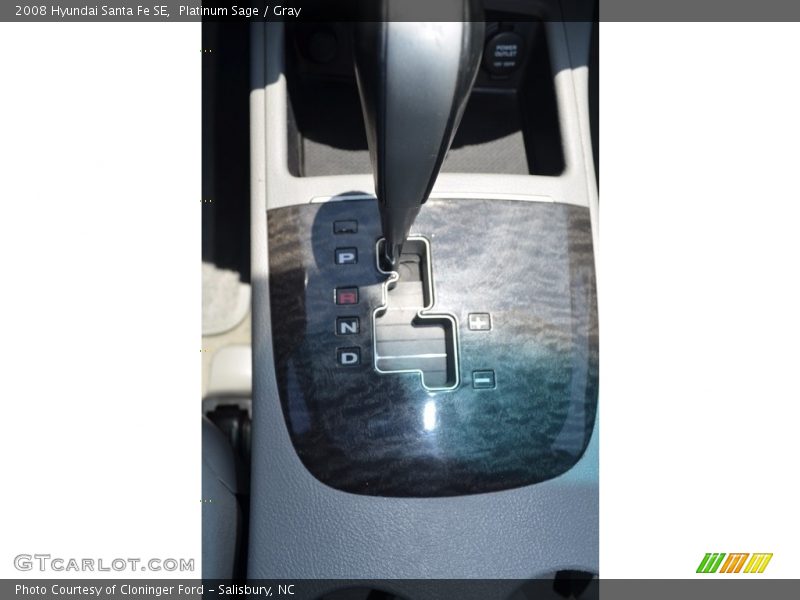 Platinum Sage / Gray 2008 Hyundai Santa Fe SE