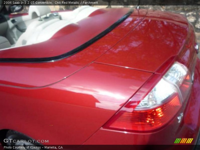 Chili Red Metallic / Parchment 2006 Saab 9-3 2.0T Convertible