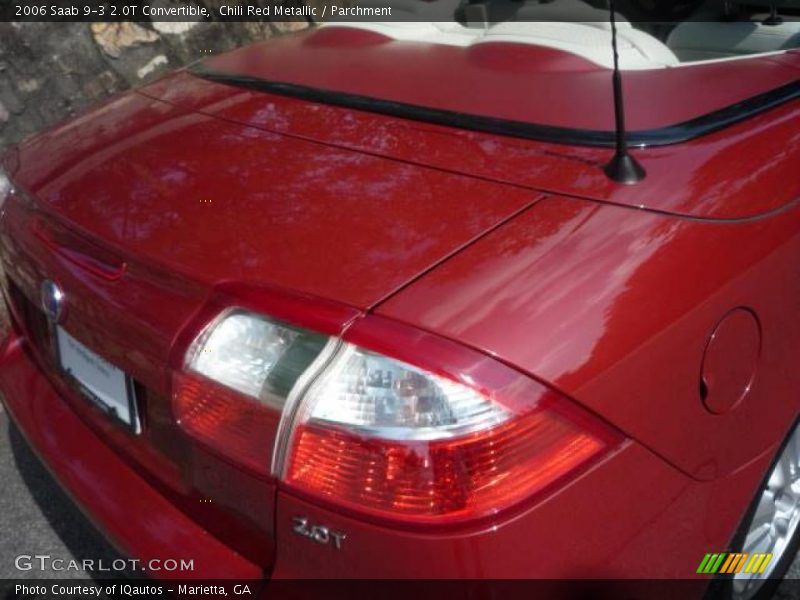 Chili Red Metallic / Parchment 2006 Saab 9-3 2.0T Convertible