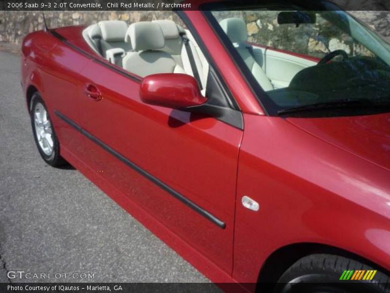 Chili Red Metallic / Parchment 2006 Saab 9-3 2.0T Convertible