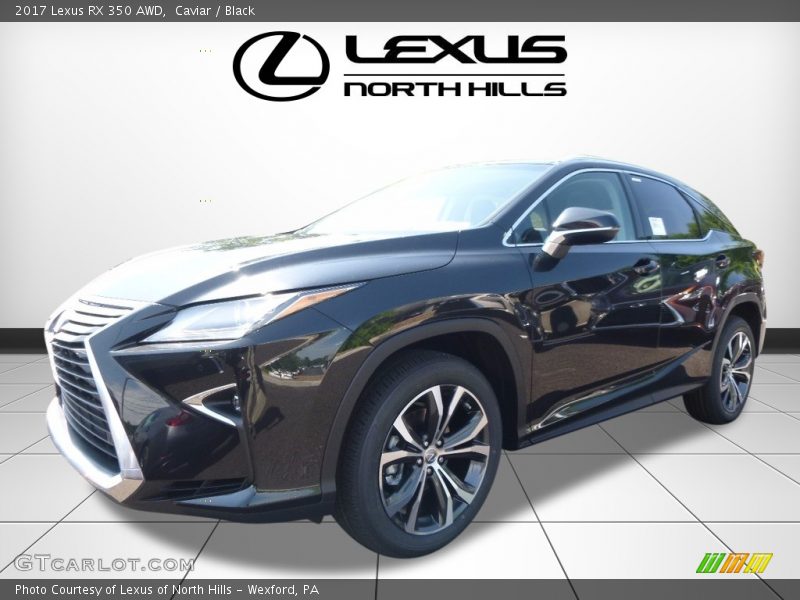 Caviar / Black 2017 Lexus RX 350 AWD