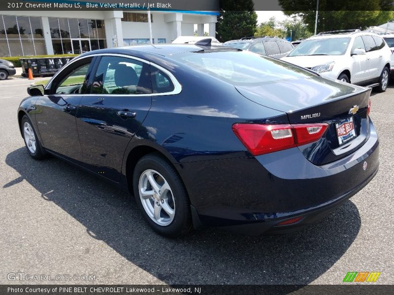 Blue Velvet Metallic / Jet Black 2017 Chevrolet Malibu LS