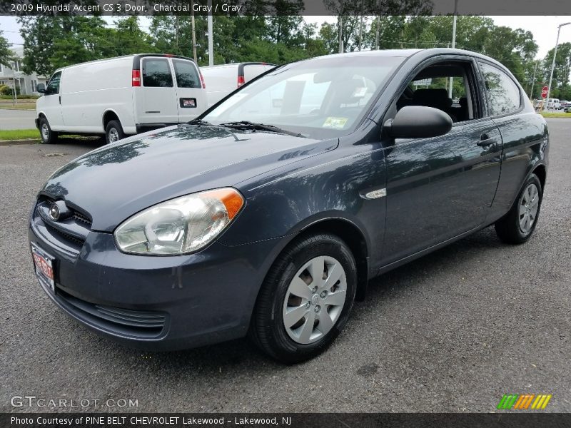 Charcoal Gray / Gray 2009 Hyundai Accent GS 3 Door