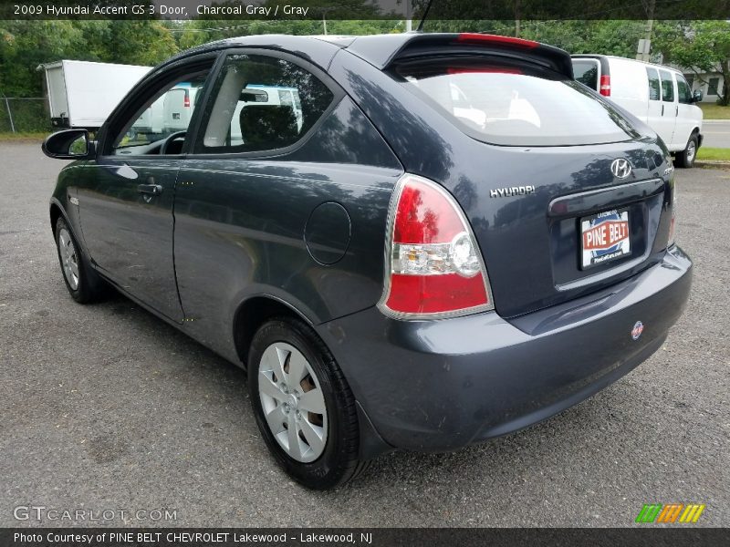 Charcoal Gray / Gray 2009 Hyundai Accent GS 3 Door