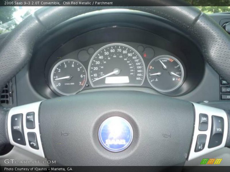 Chili Red Metallic / Parchment 2006 Saab 9-3 2.0T Convertible