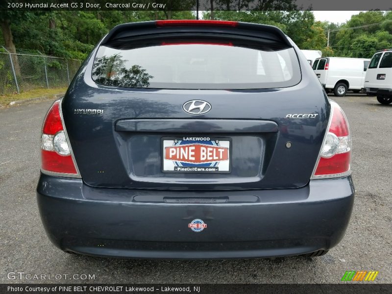 Charcoal Gray / Gray 2009 Hyundai Accent GS 3 Door