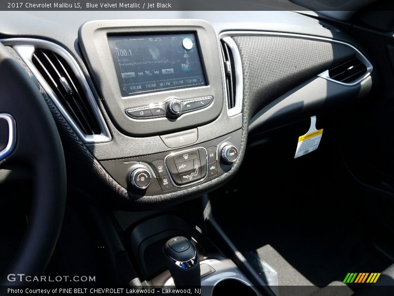 Blue Velvet Metallic / Jet Black 2017 Chevrolet Malibu LS
