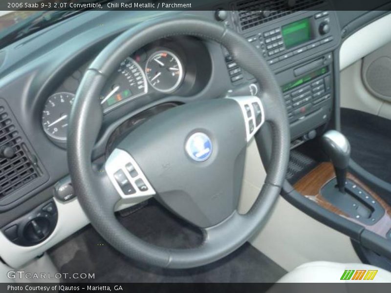 Chili Red Metallic / Parchment 2006 Saab 9-3 2.0T Convertible