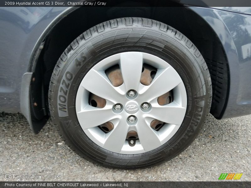 Charcoal Gray / Gray 2009 Hyundai Accent GS 3 Door