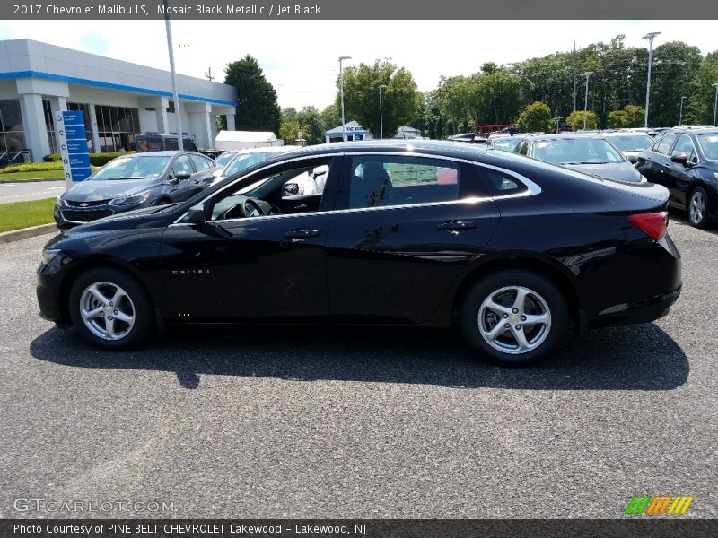 Mosaic Black Metallic / Jet Black 2017 Chevrolet Malibu LS