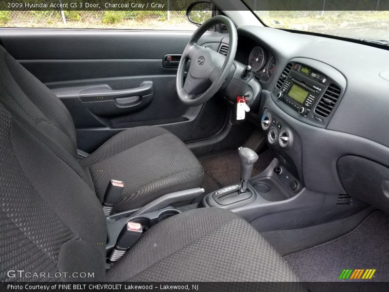 Charcoal Gray / Gray 2009 Hyundai Accent GS 3 Door