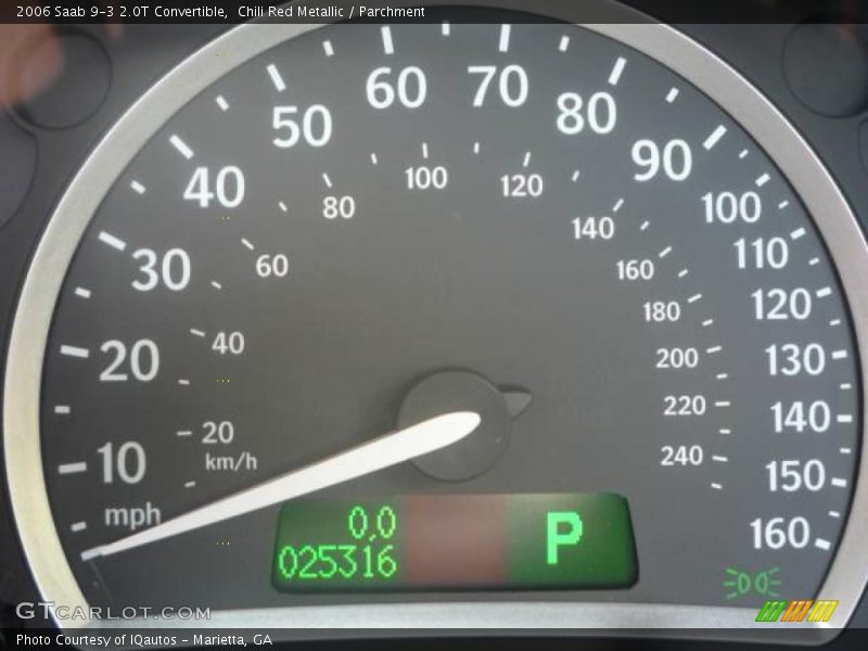 Chili Red Metallic / Parchment 2006 Saab 9-3 2.0T Convertible