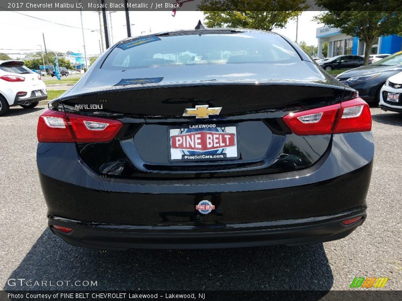 Mosaic Black Metallic / Jet Black 2017 Chevrolet Malibu LS